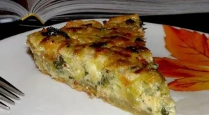 Киш с праз лук