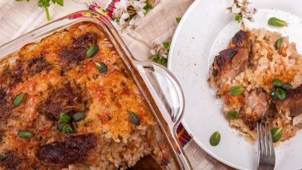 Агнешки кебап с ориз