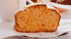 Кекс с моркови и лимонова глазура