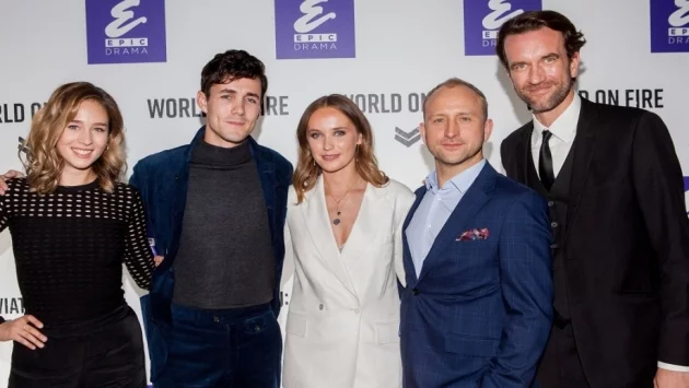 Epic Drama предвещава „Свят в пламъци“ от 10 ноември с грандиозна предпремиера на лилав килим във Варшава 